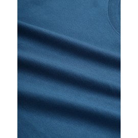 Mens Tokyo Letter Print Street 100% Cotton Short Sleeve T-Shirts